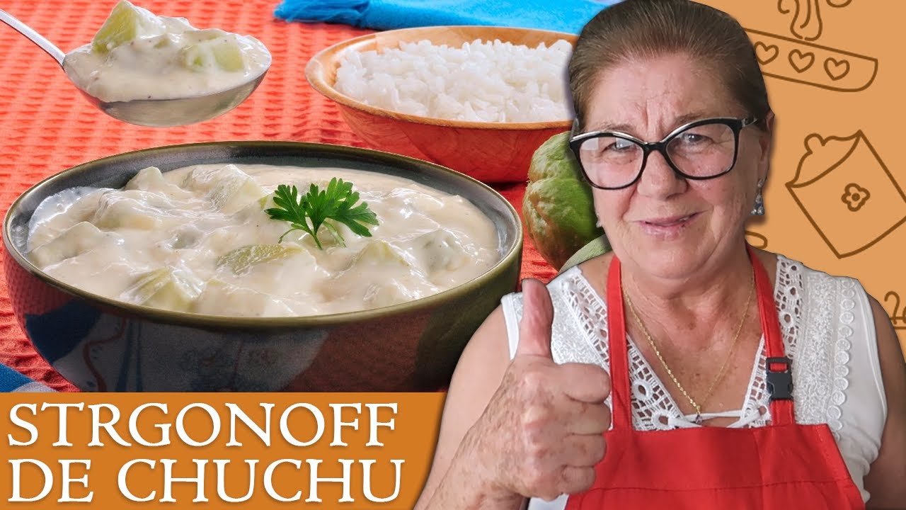COMO FAZER STROGONOFF VEGETARIANO DE CHUCHU FÁCIL E BARATO! | Delícias da Vandinha