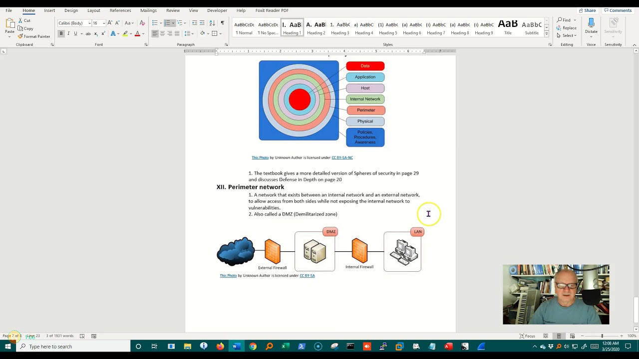 Layered security and perimeter networks