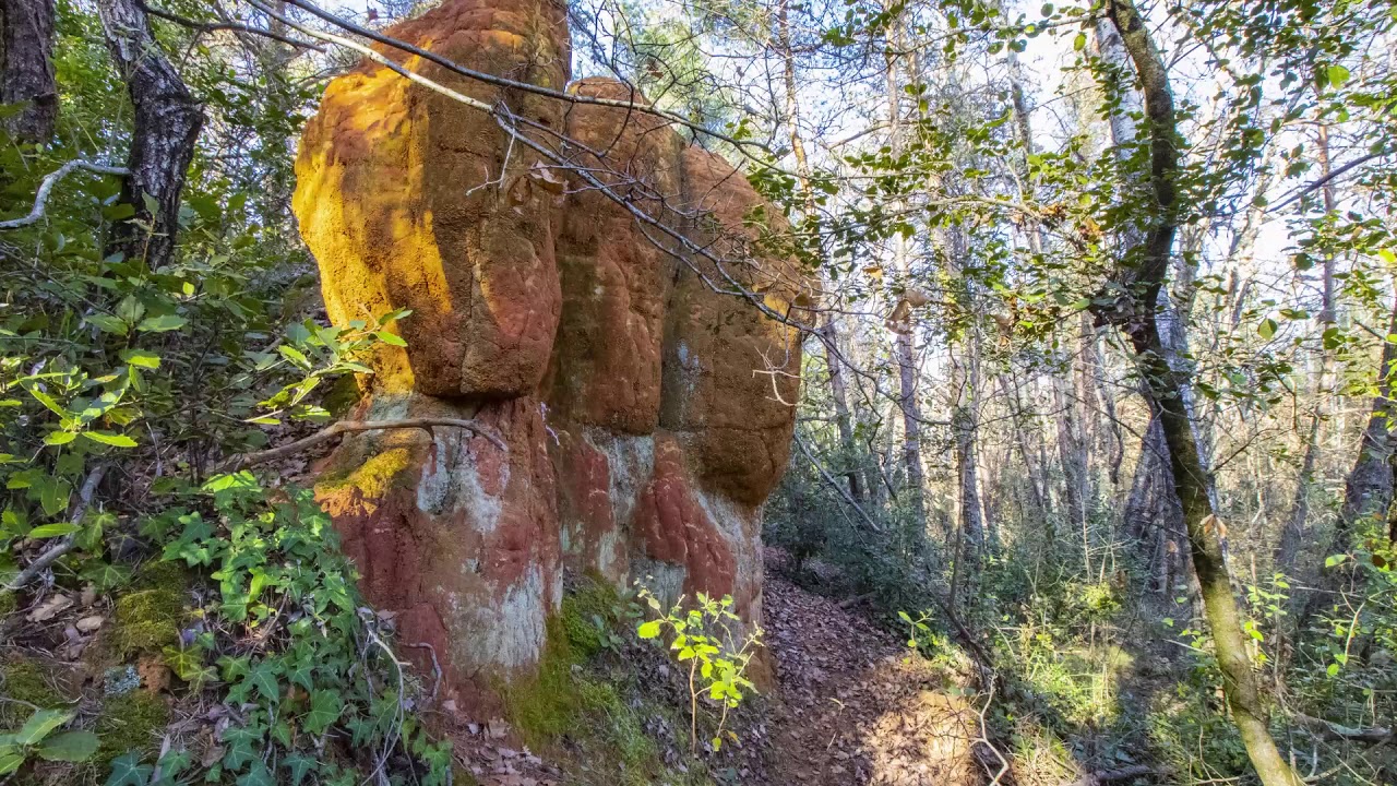 Sentier de découverte des Ocres de Saint Laurent la Vernède 30330 Gard 02 2020