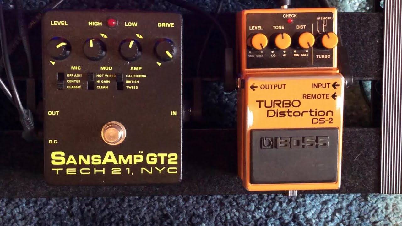 Nirvana Tone: Boss DS-2 vs SansAmp GT2