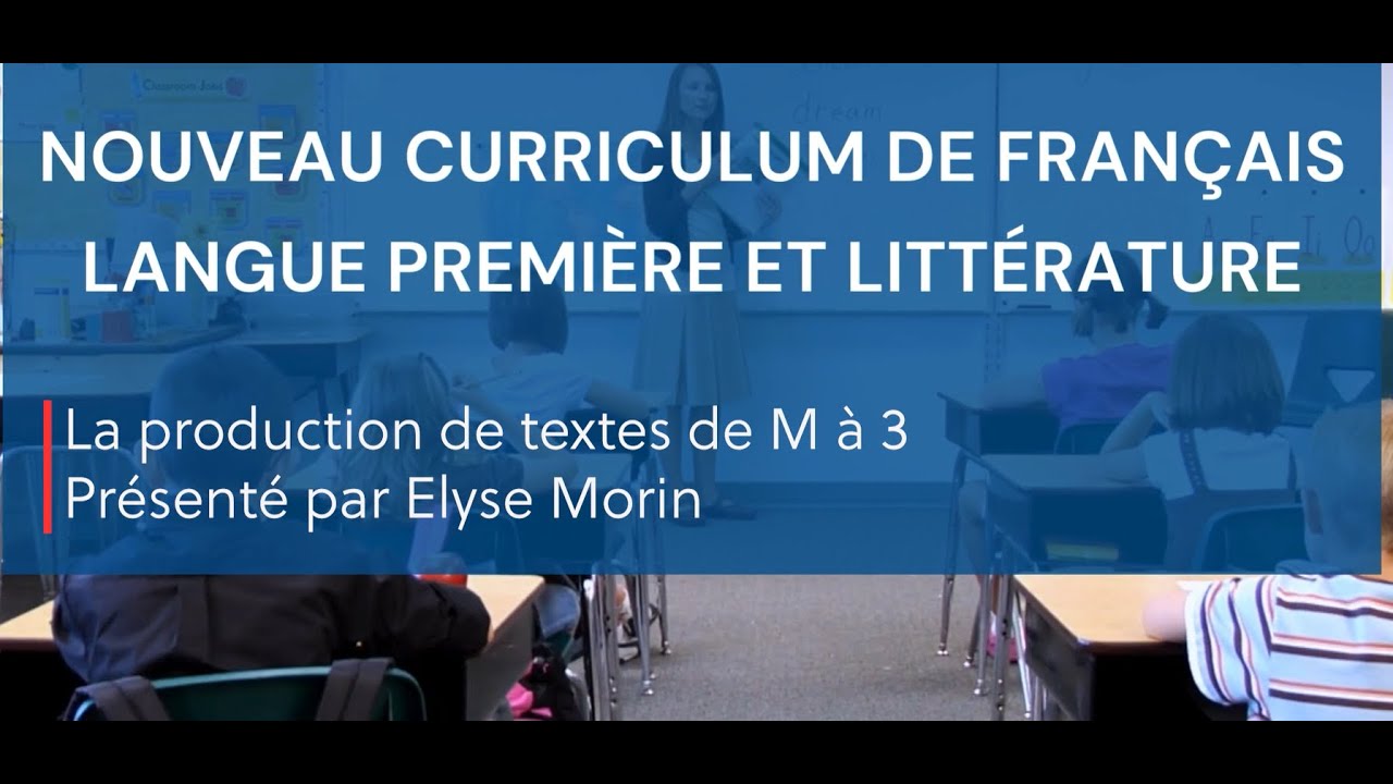FLPL M à 3 : la production de textes
