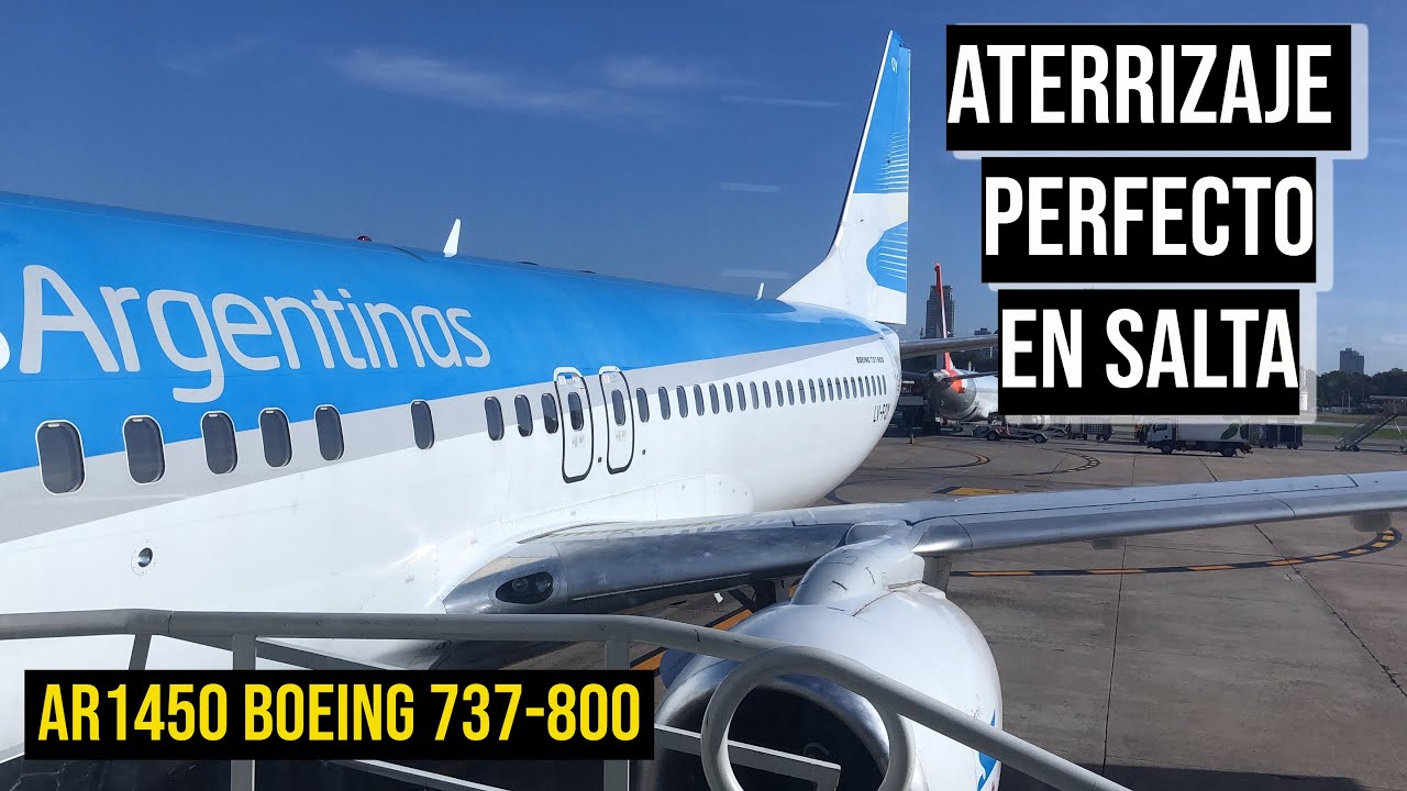 CRÓNICA DE VIAJE | AEROPARQUE - SALTA (Aerolíneas Argentinas LV-FQY)