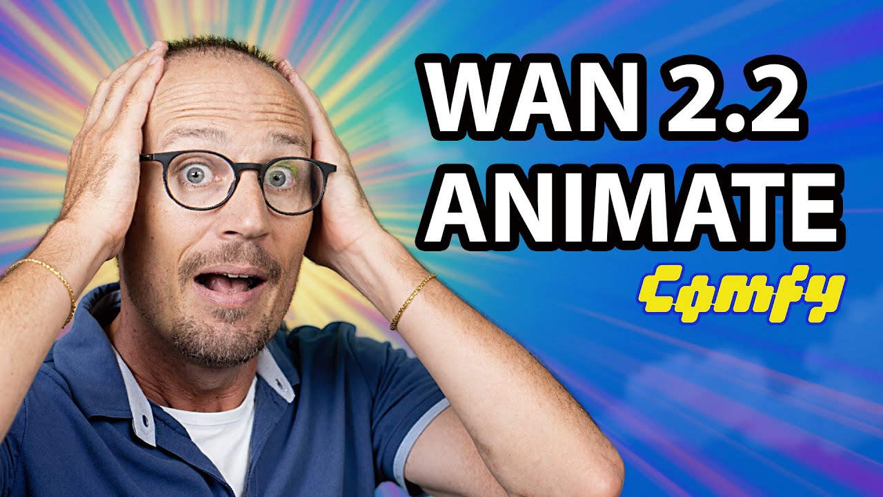 Comment Wan2.2 Animate transforme une simple image en vidéo animée bluffante !!  | Comfyui
