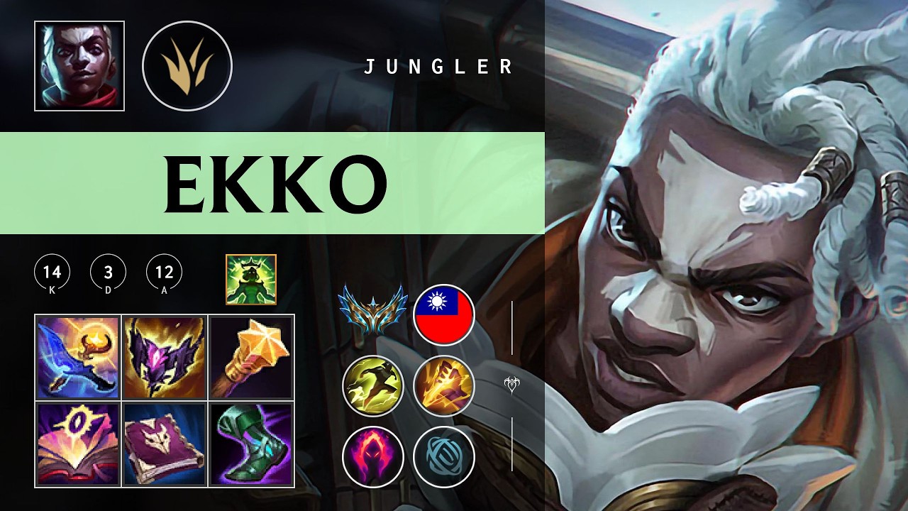 Ekko Jungle vs Kayn - TW Challenger Patch 26.05