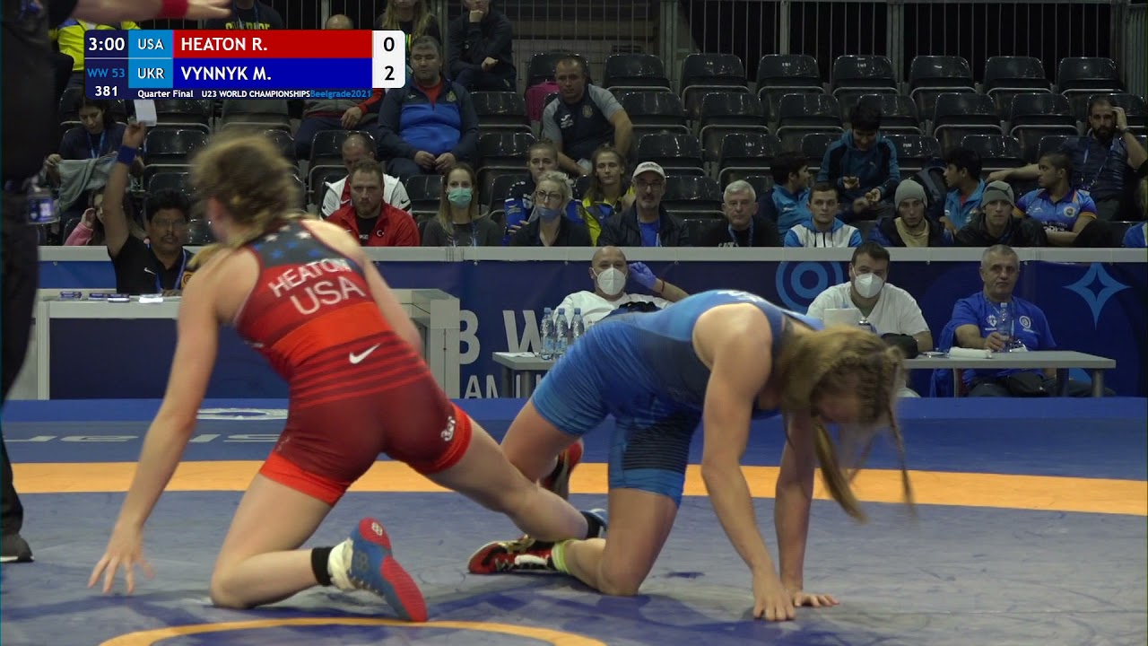 1/4 WW - 53 kg: R. HEATON (USA) v. M. VYNNYK (UKR)