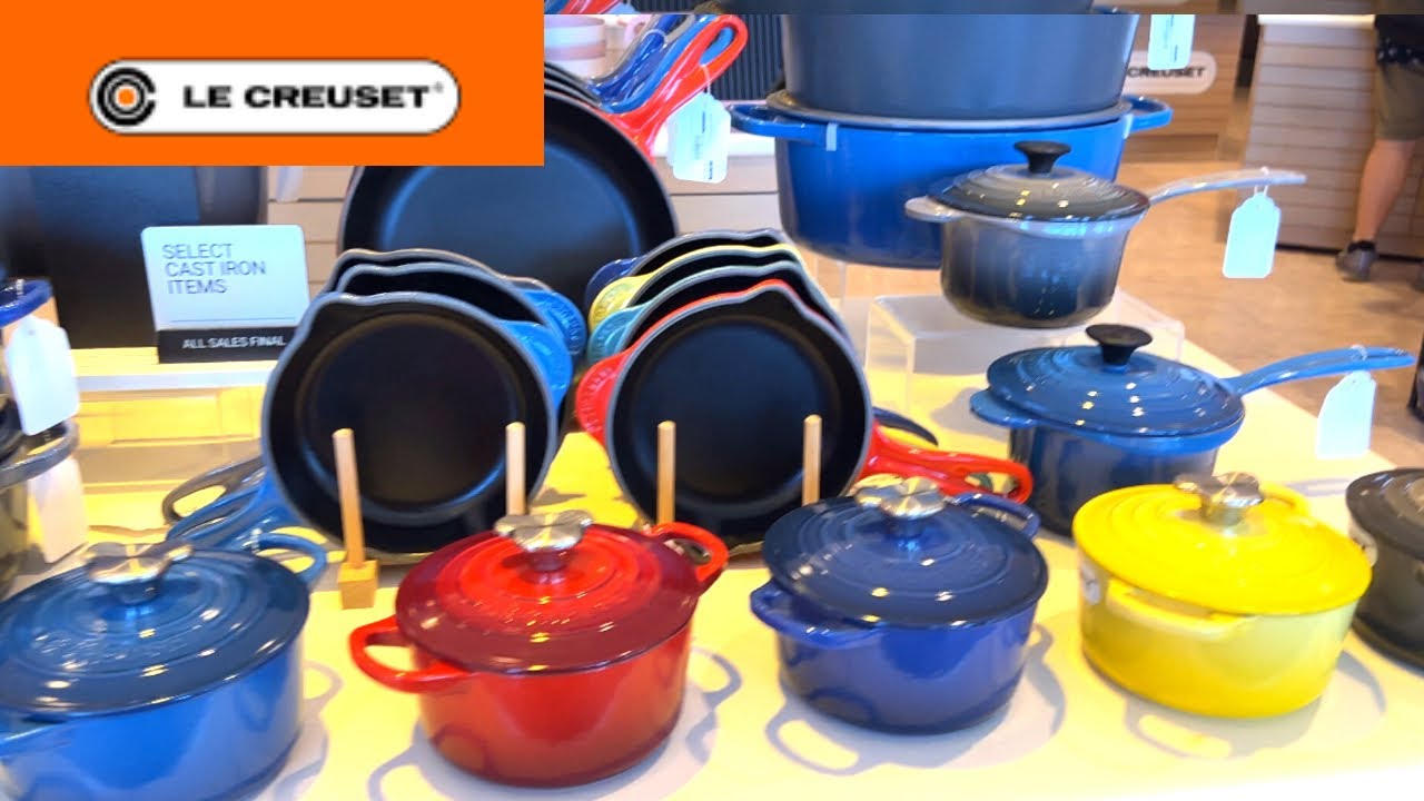 LE CREUSET ~| Le Creuset Enameled Cast Iron Cookware Cleaner SHOP WITH ME