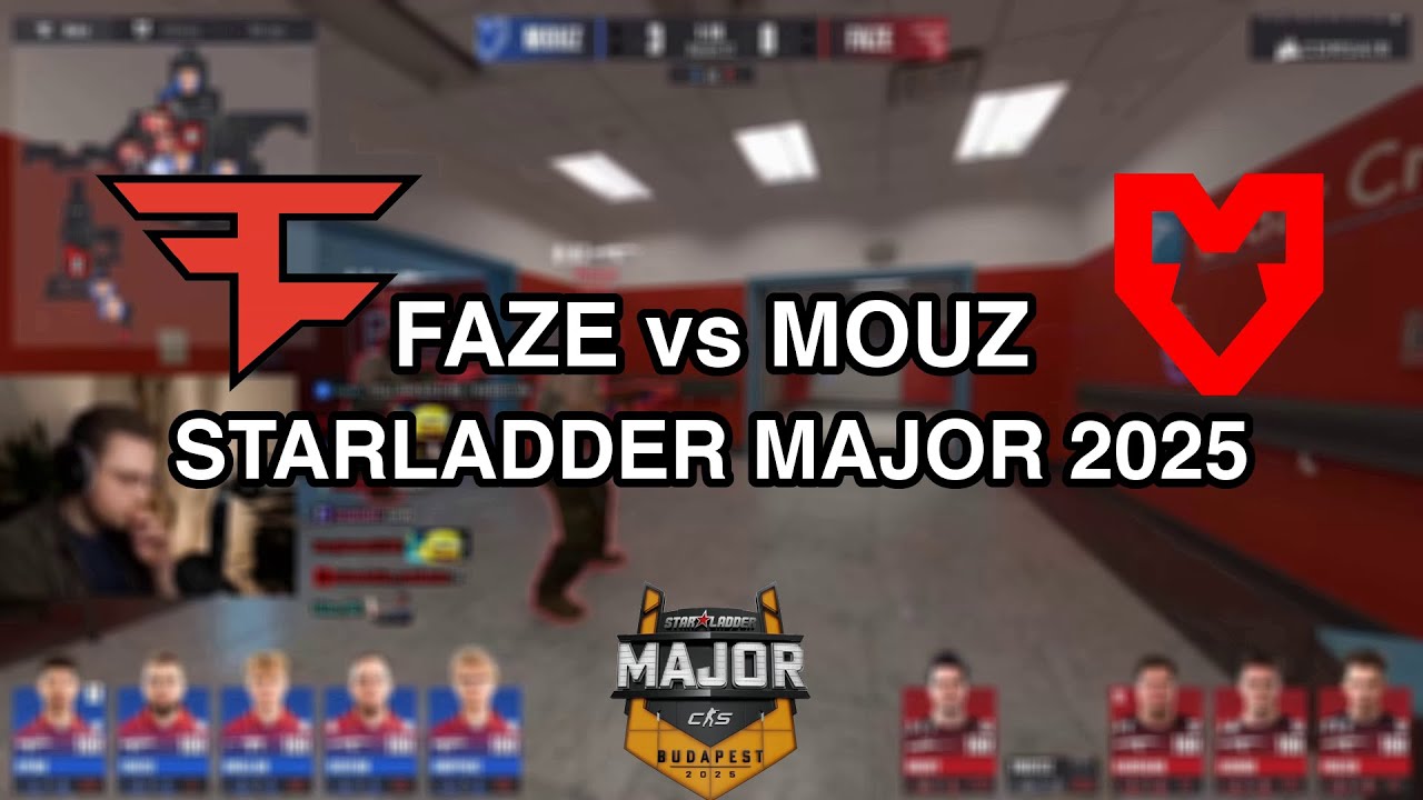 Ohnepixel | FAZE vs MOUZ | STARLADDER BUDAPEST MAJOR 2025 | QUARTERFINALS | FULL VOD