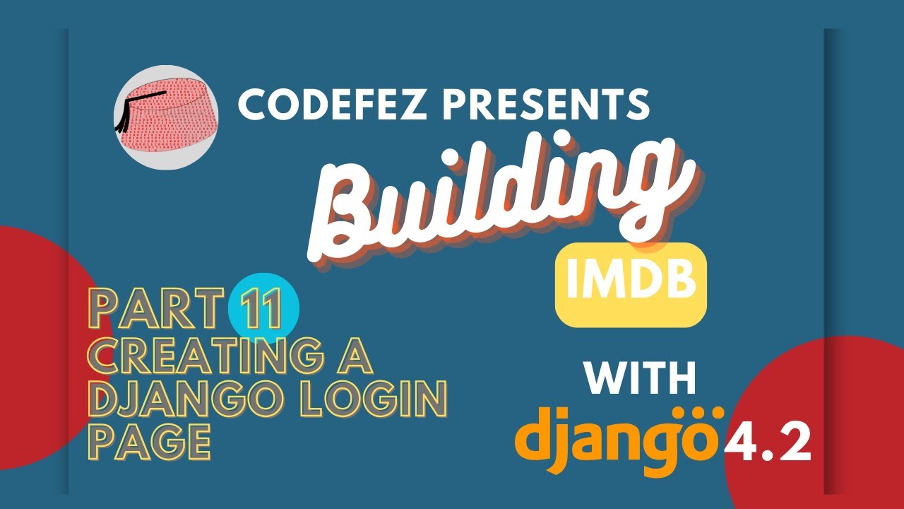 11. Creating a Django Login page #buildIMDBcourse