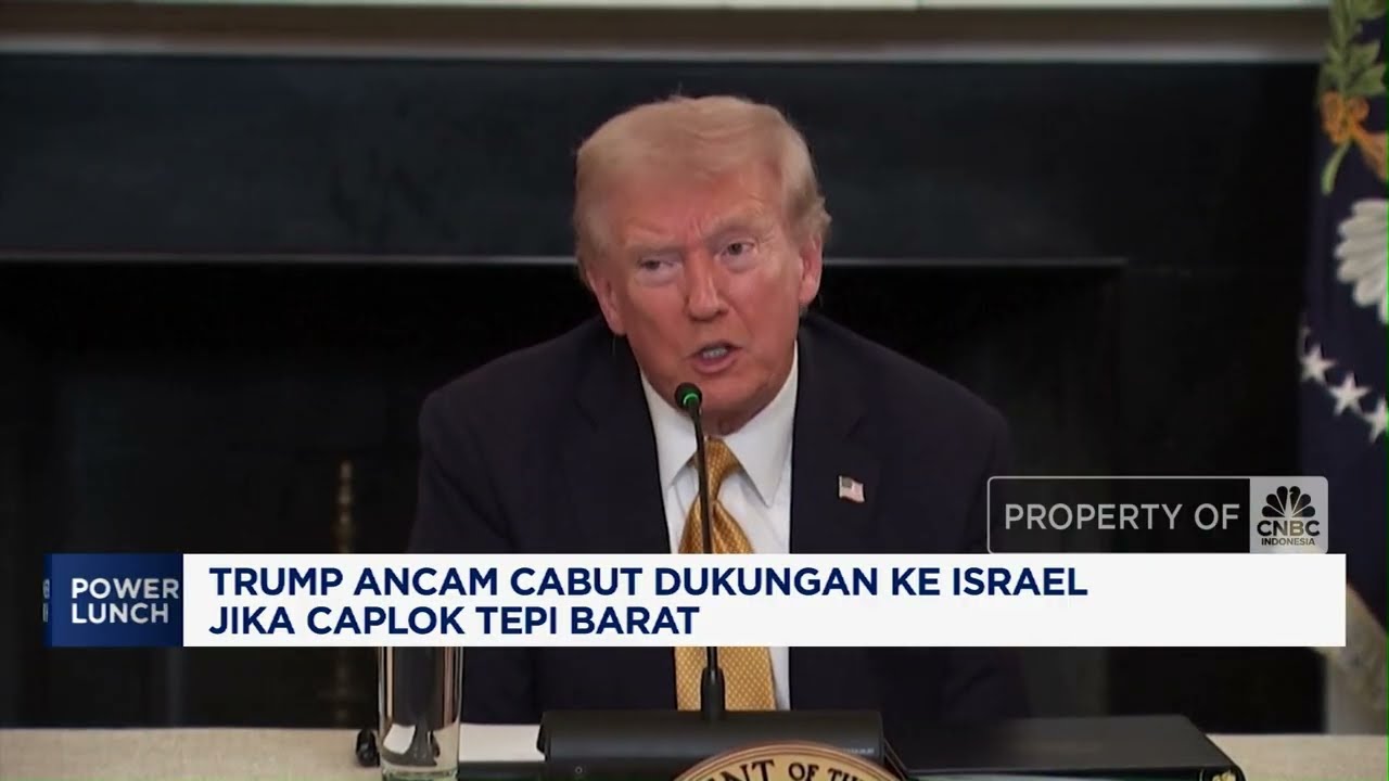 Trump Ancam Cabut Dukungan ke Israel Jika Caplok Tepi Barat
