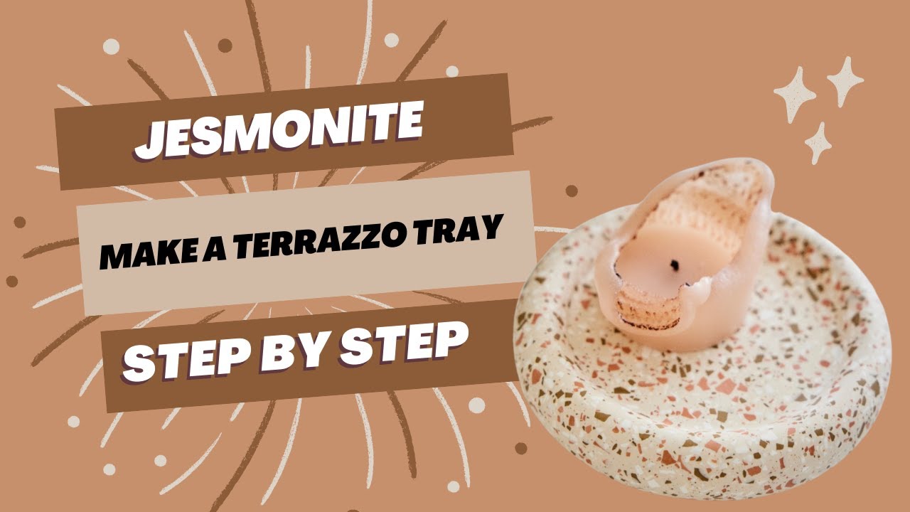 DIY Terrazzo Tray with Jesmonite | Step-by-Step Beginner’s Guide