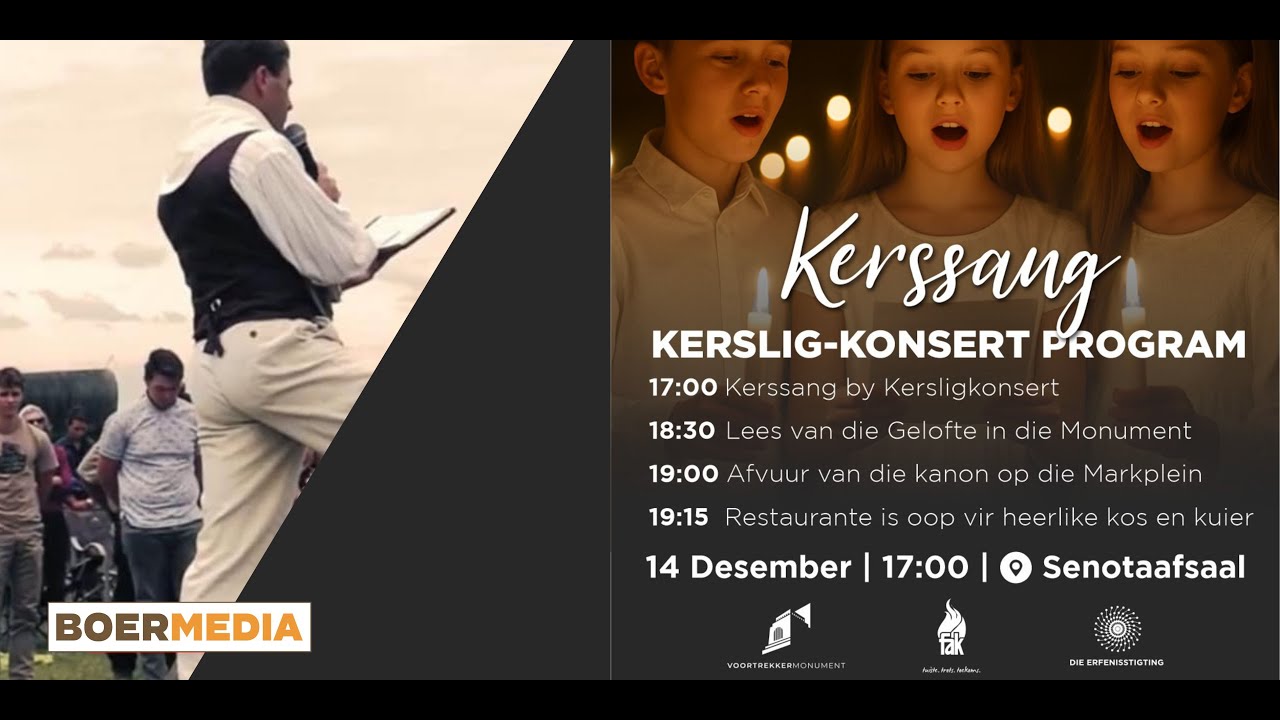 Kerssang by Kerslig. 'n Konsert by die Voortrekkermonument - ALLES TOT EER VAN HOM