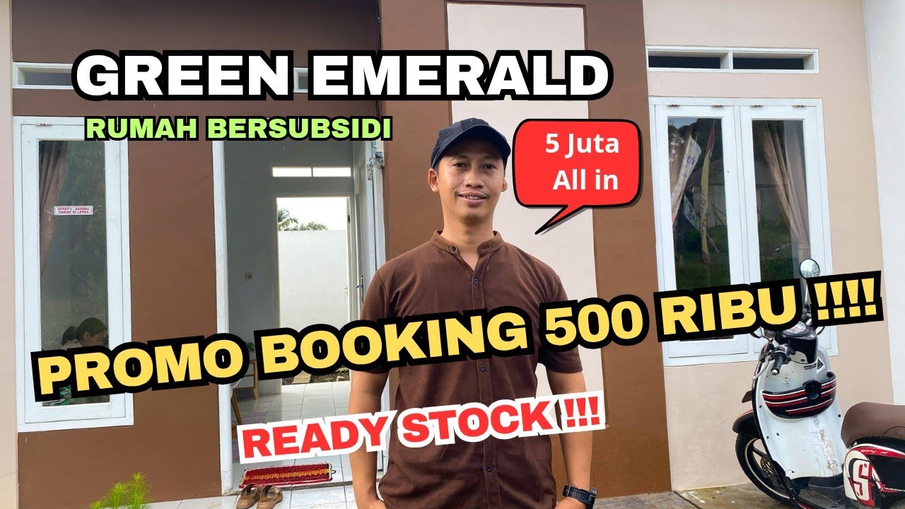 5 MENIT DARI STASIUN, CICILAN FLAT 1 JUTAAN | GREEN EMERALD DARU