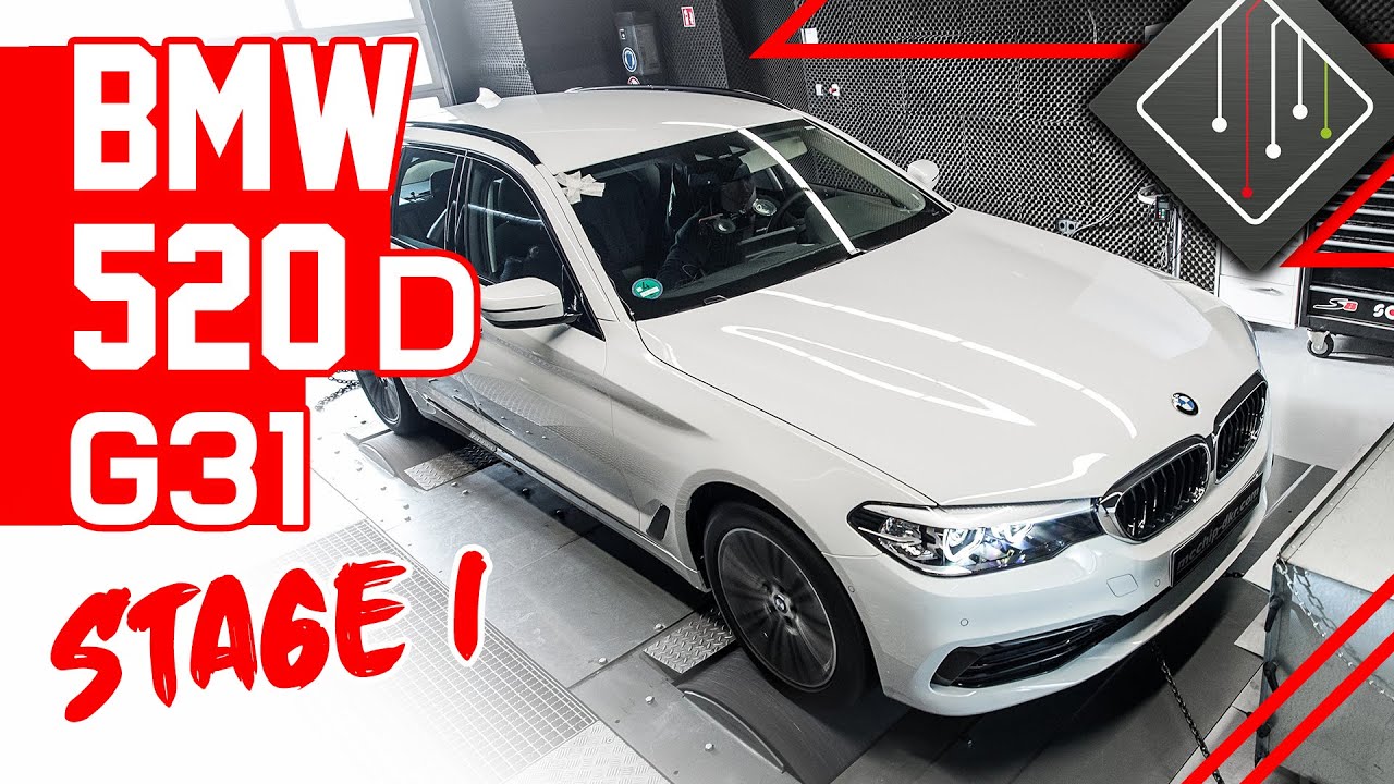 BMW 520d Touring G31 | Stage1 Chiptuning - Dyno - 100-200 | mcchip-dkr