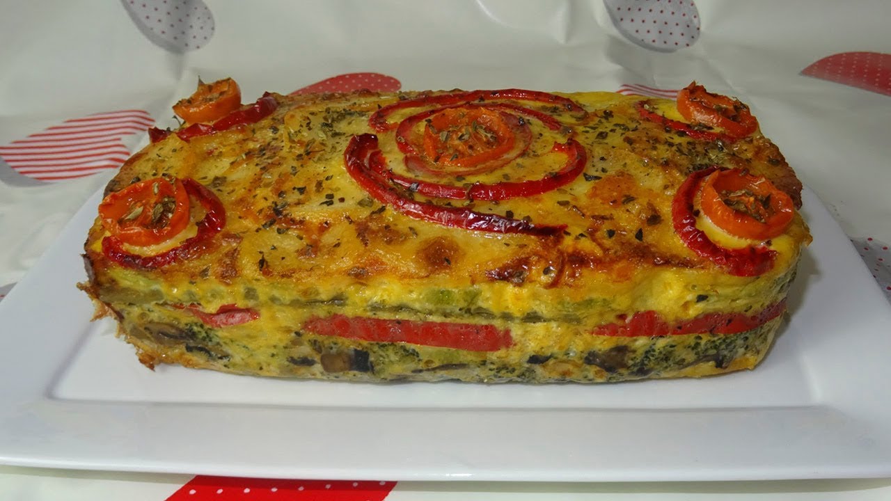 PASTEL DE VERDURAS AL HORNO RIQUÍSIMO Y NUTRITIVO | RECETA FÁCIL