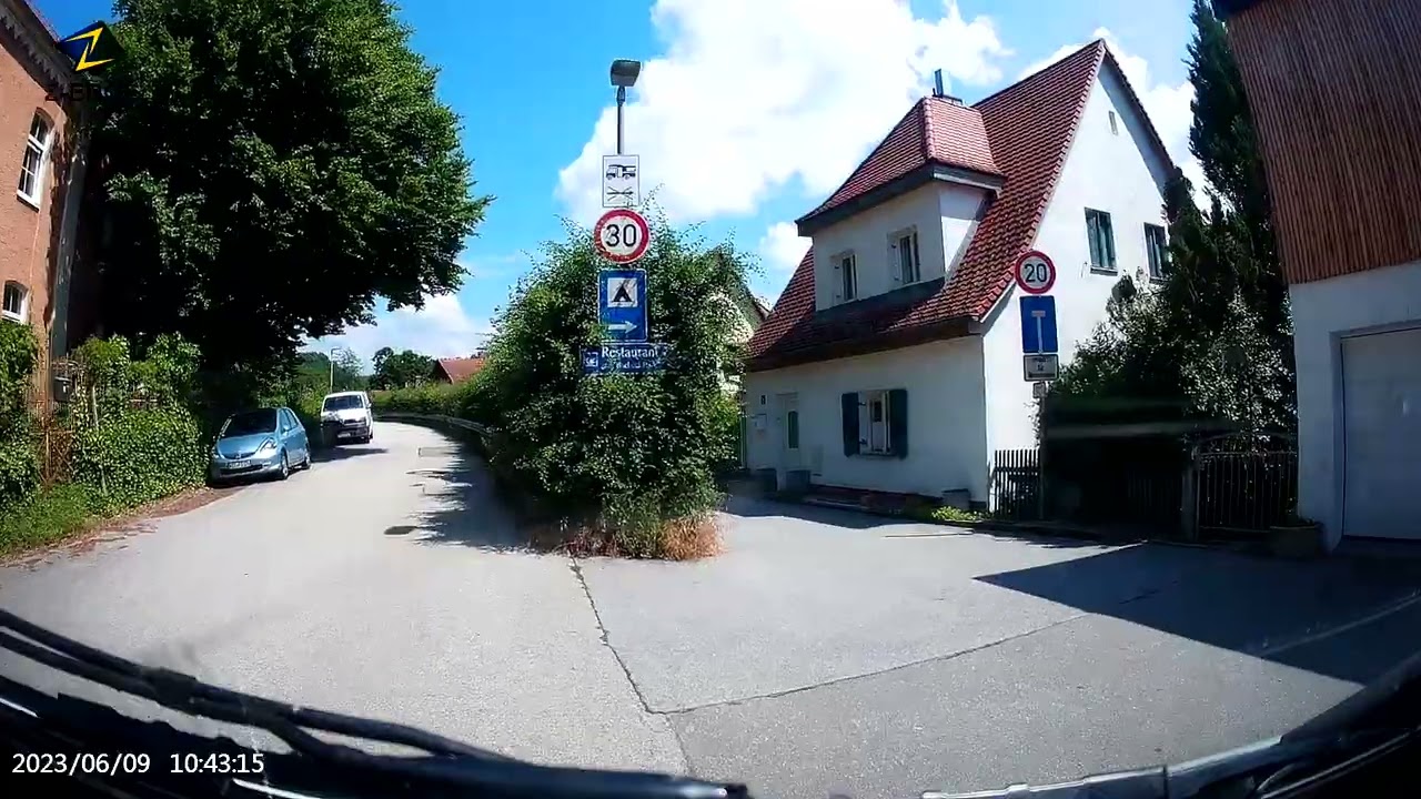 Anfahrt zum Wohnmobilstellplatz in Passau Teil 1