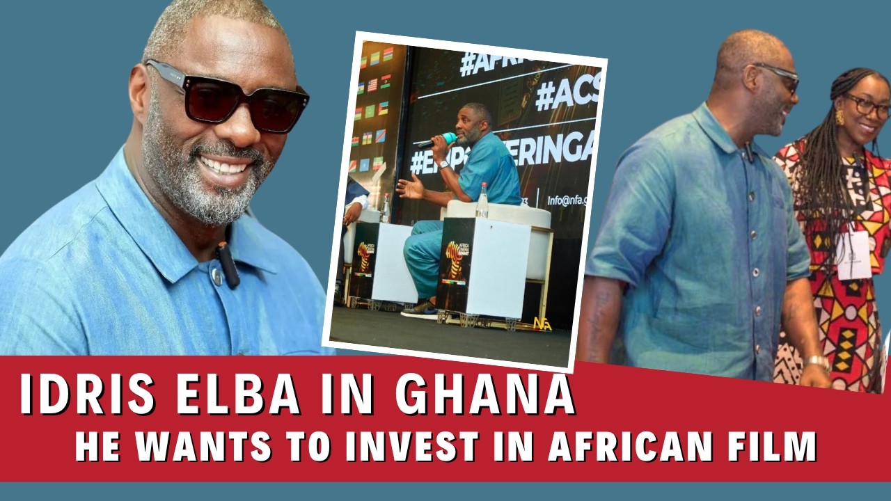 Идрис Эльба в Гане на саммите Africa Cinema Summit