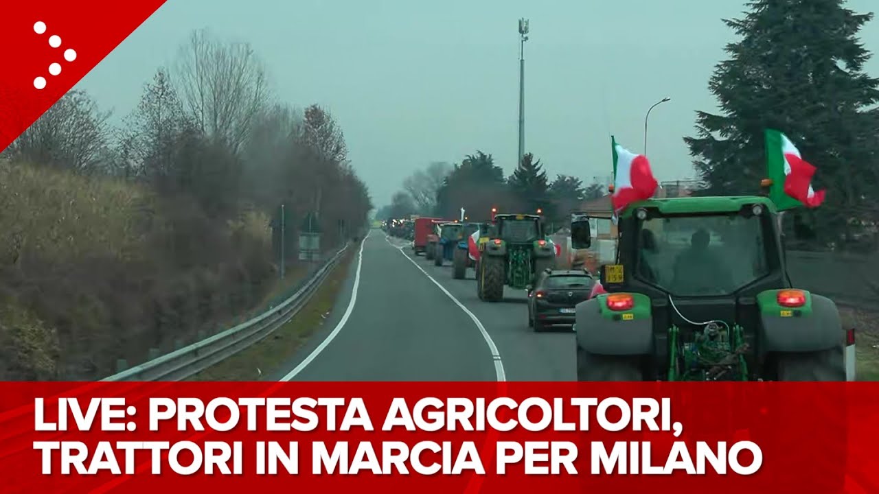 LIVE Agricoltori contro accordo Ue-Mercosur. La diretta a bordo dei trattori in marcia verso Milano