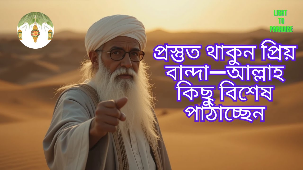 প্রস্তুত থাকুন প্রিয় বান্দা—আল্লাহ কিছু বিশেষ পাঠাচ্ছেন! #lighttoparadise