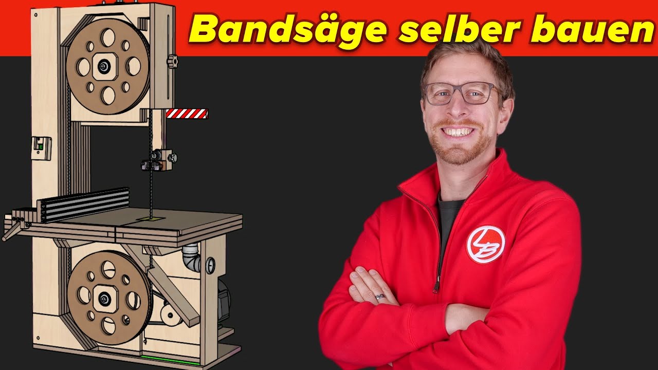 Profi Bandsäge aus Holz selber bauen | #1