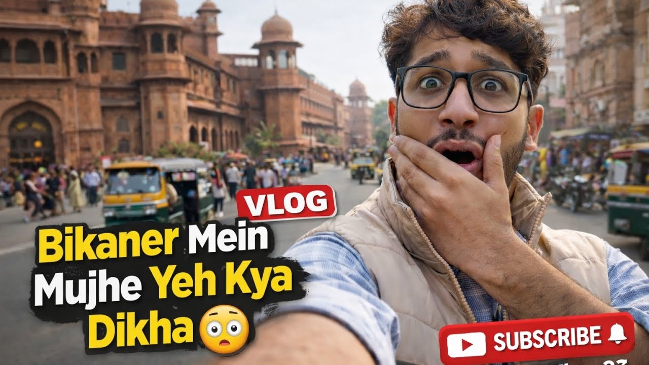 #bikaner , rajasthan 🫡 ...mein Maine yah kya dekh liya 😱🤫💗| Full #vlog || Anujjvlog23|| #rajasthan  