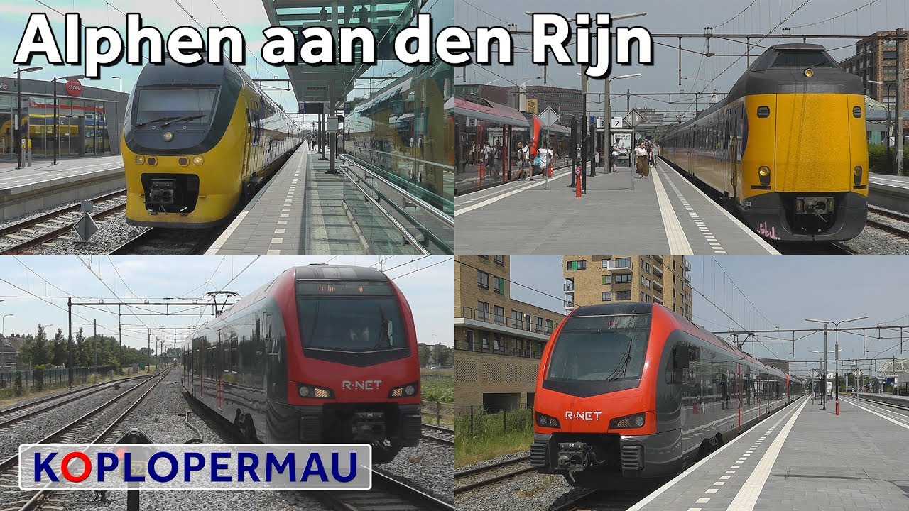 Treinen op station Alphen aan den Rijn (treinen compilatie)