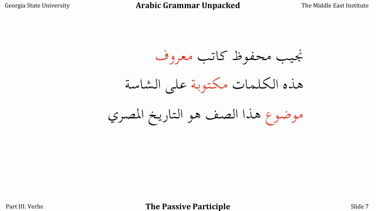 The Passive Participle: Arabic Grammar Unpacked.mp4