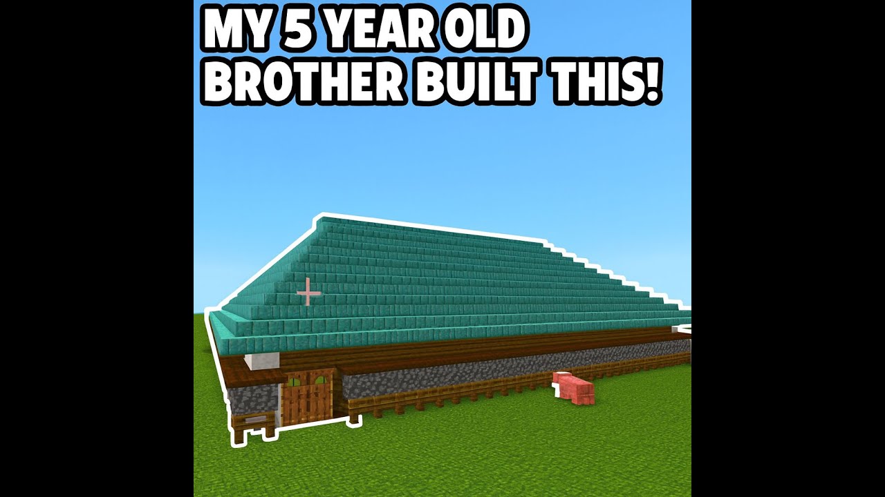 My 5‑Year‑Old Brother Built THIS in Minecraft!