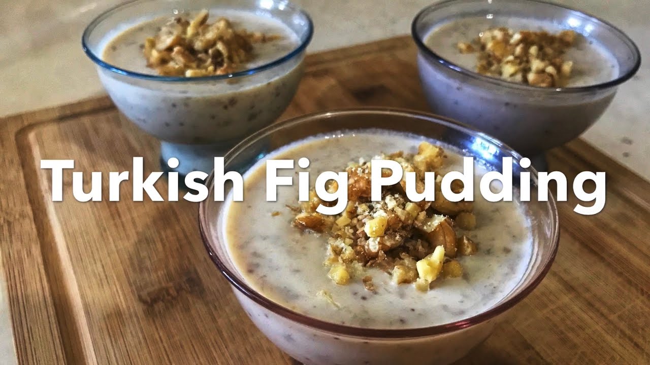 How To Make Turkish Fig Pudding |Fig Pudding With Only 2 Ingredients |Pudding Recipes