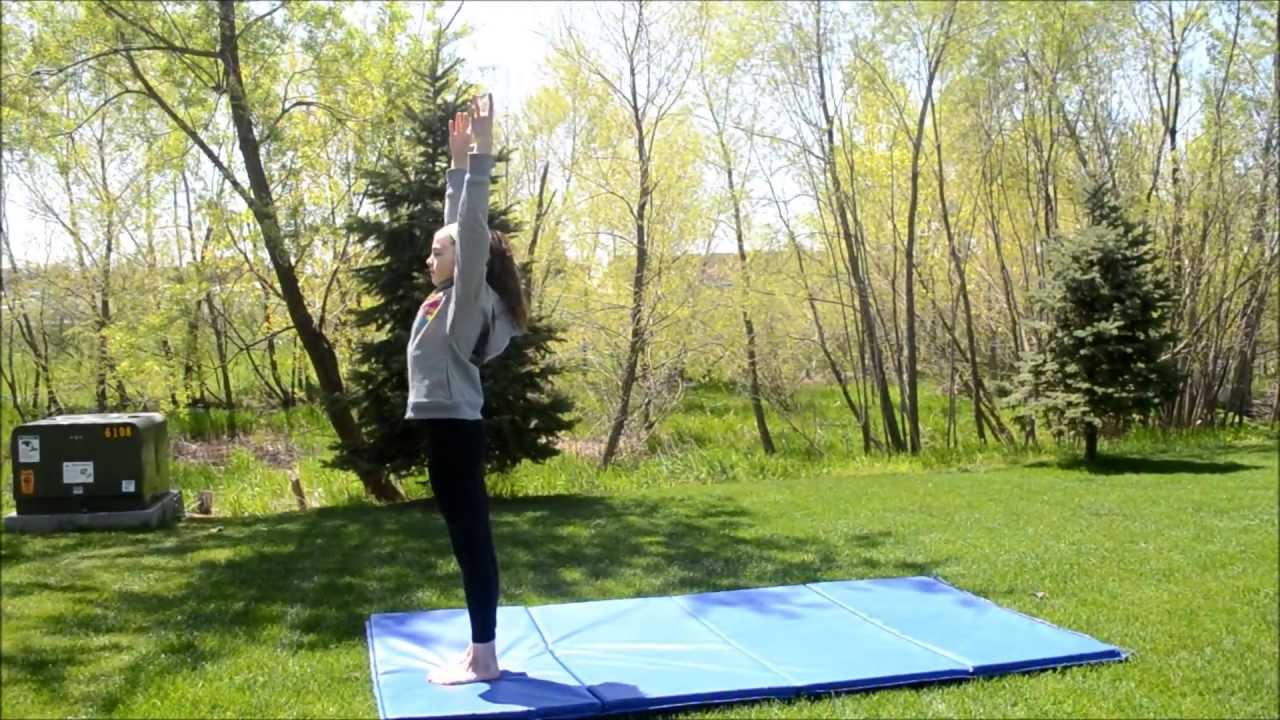 How to do a Roundoff Back Handspring Back Tuck