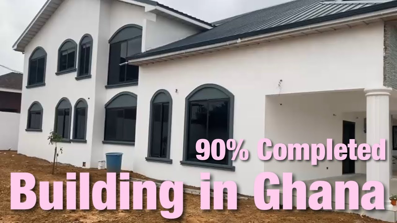 Building In Ghana External Painting And Graffiato Paint | exterior house painting colour ideas 