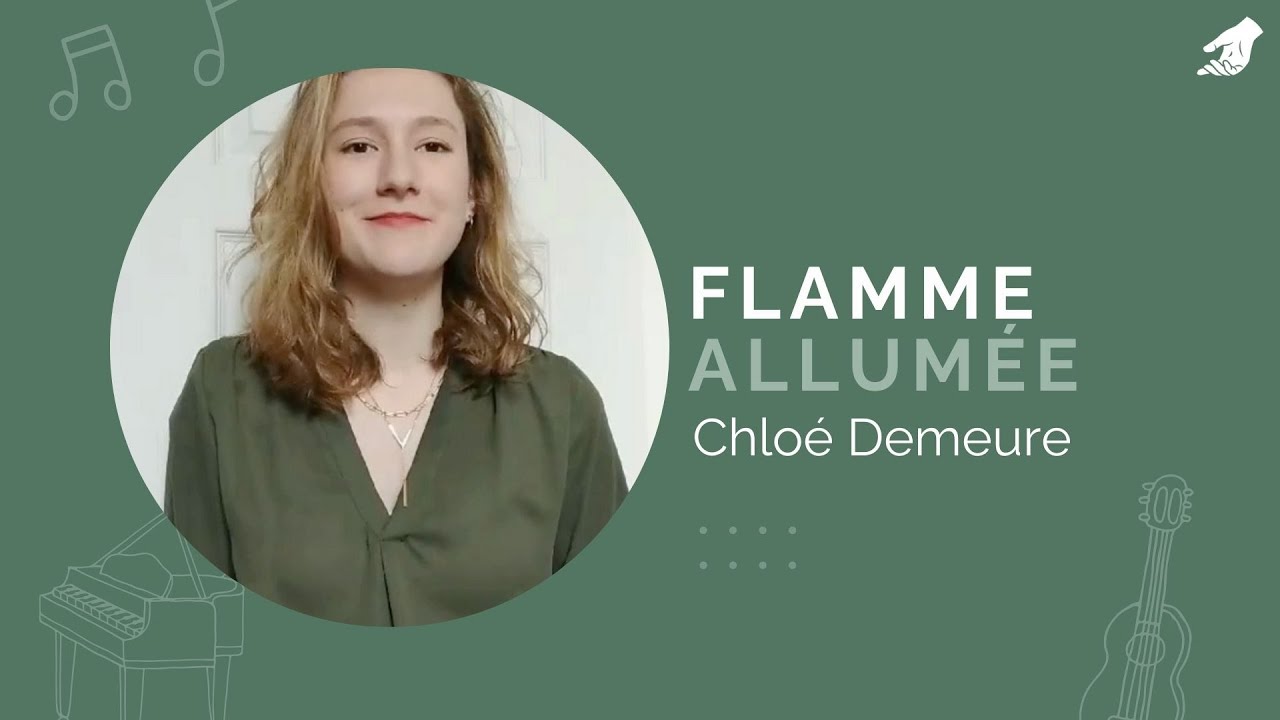 Flamme allumée - Chloé Demeure