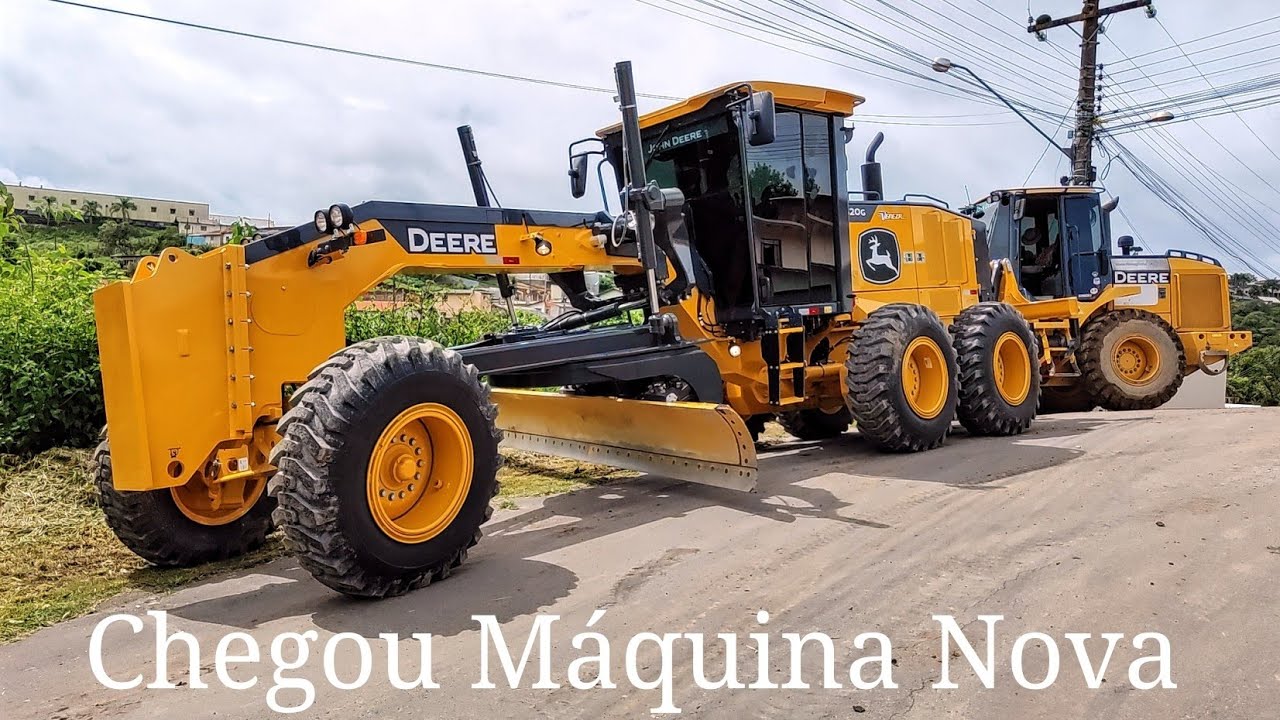 Chegou A Nova Motoniveladora 620g John Deere Patrola Patrol grader
