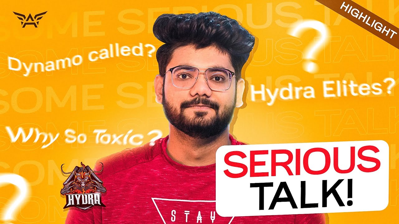Calling @DynamoGaming for SERIOUS TALK! 😶 || HYDRA ALPHA || BGMI ||