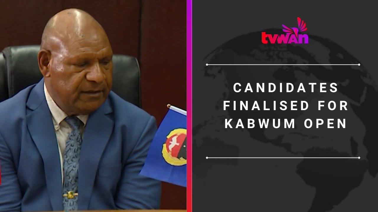 Candidates finalised for Kabwum Open
