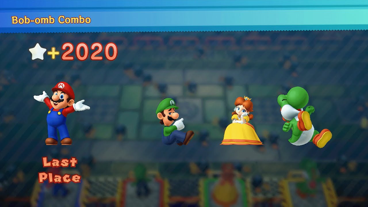 Mario Party 10 - Mario vs Luigi vs Daisy vs Yoshi - Whimsical Waters