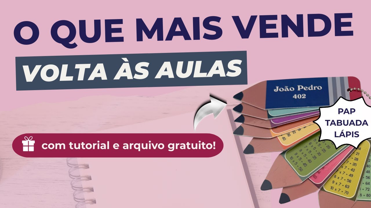 O que mais venda na papelaria | Voltas as aulas