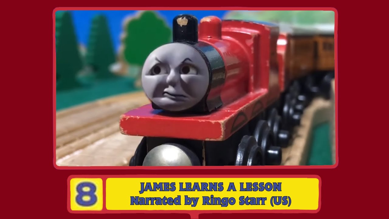 James & The Coaches (James Learns a Lesson) - US Dub [Ringo Starr] | Thomas Wooden Remake