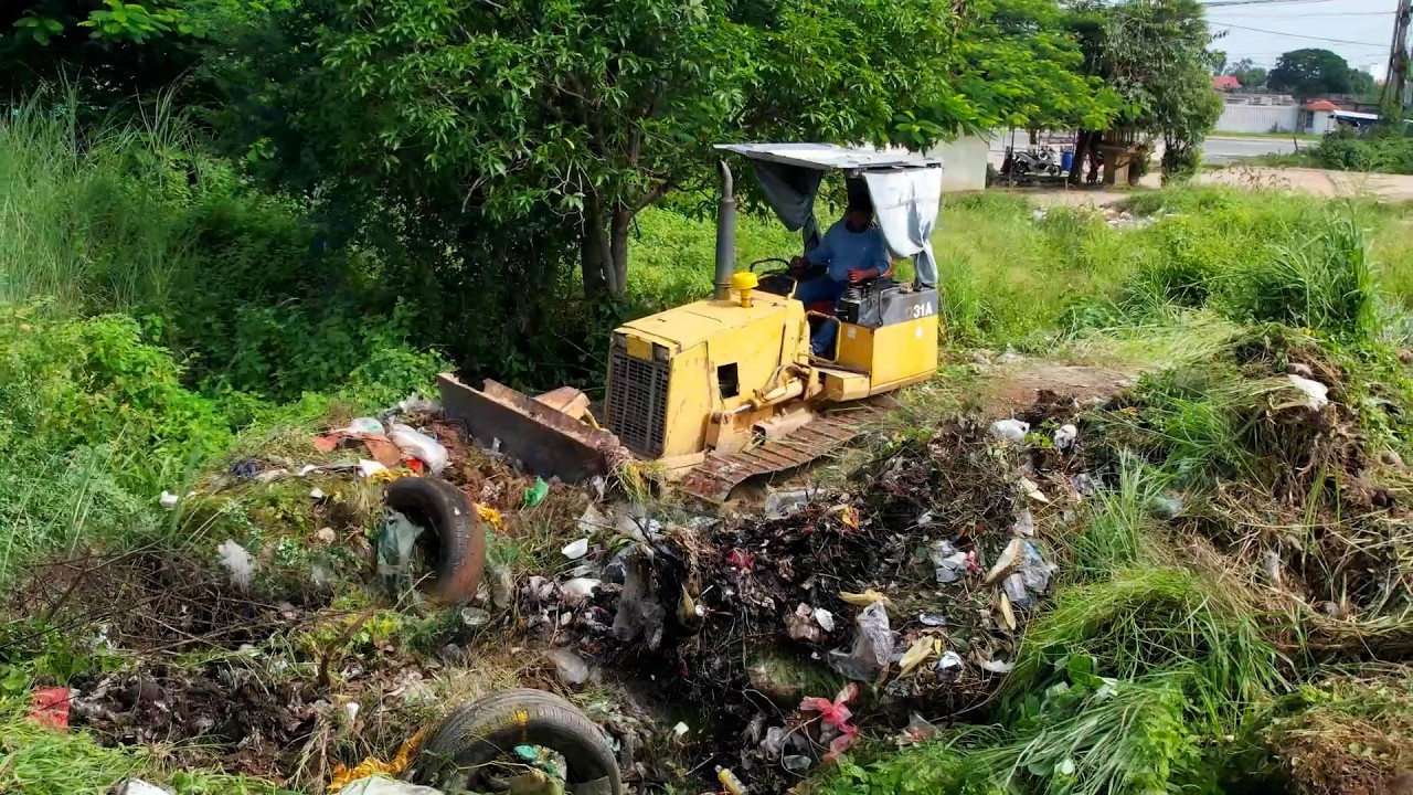 Fantastic New Actions!! Delete Garbage Dump By Skills Dozer Clear Grass, Tree and Pushing Garbage