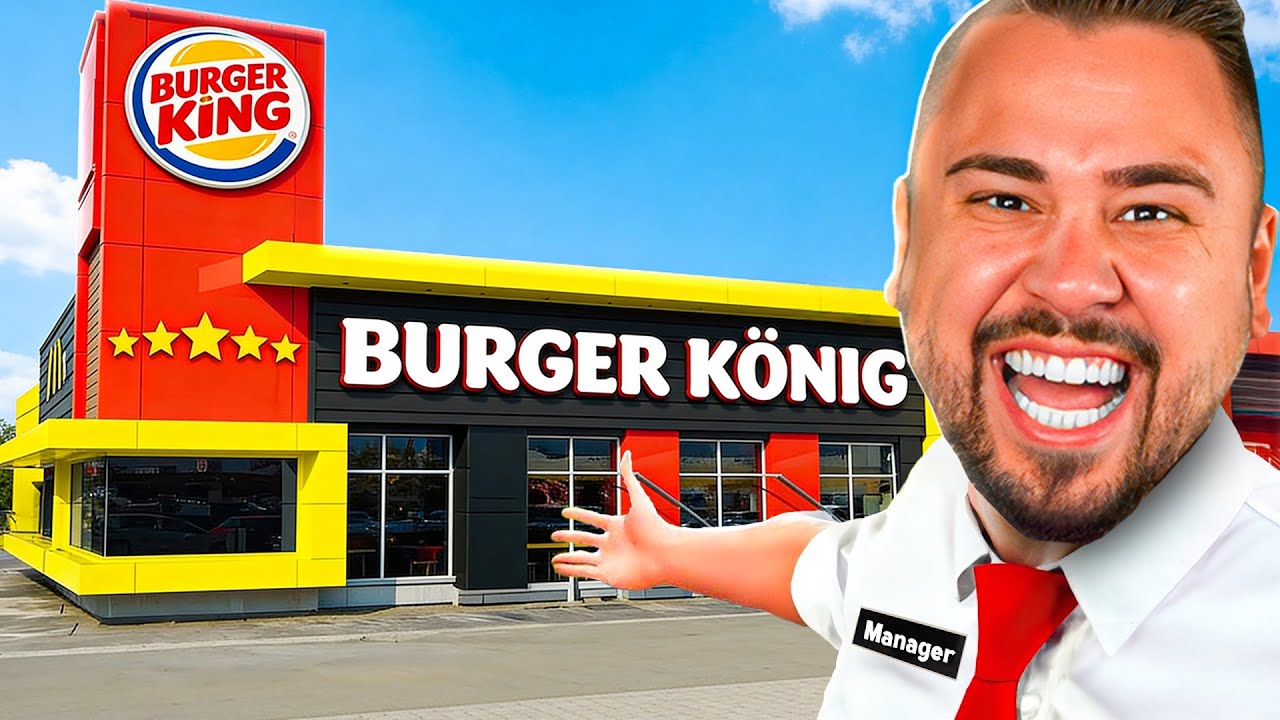 MC DONALDS vs BURGER KING im Fastfood Simulator Roblox