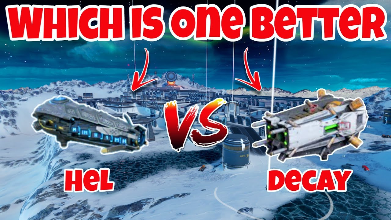WR🔥 Hel [Buff] VS Decay Weapon Comparisons |WAR ROBOTS|