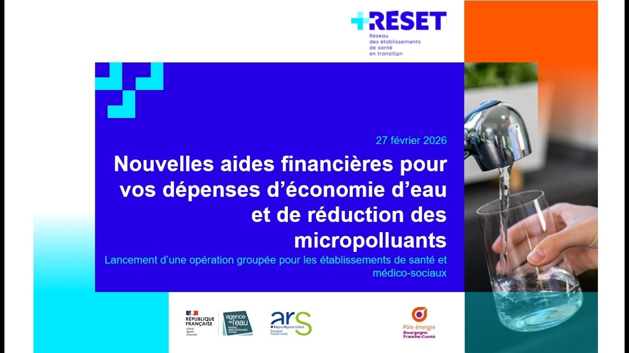 [webinaire RESET] nouvelles aides financières économie d'eau et/ou réduction de micropolluants