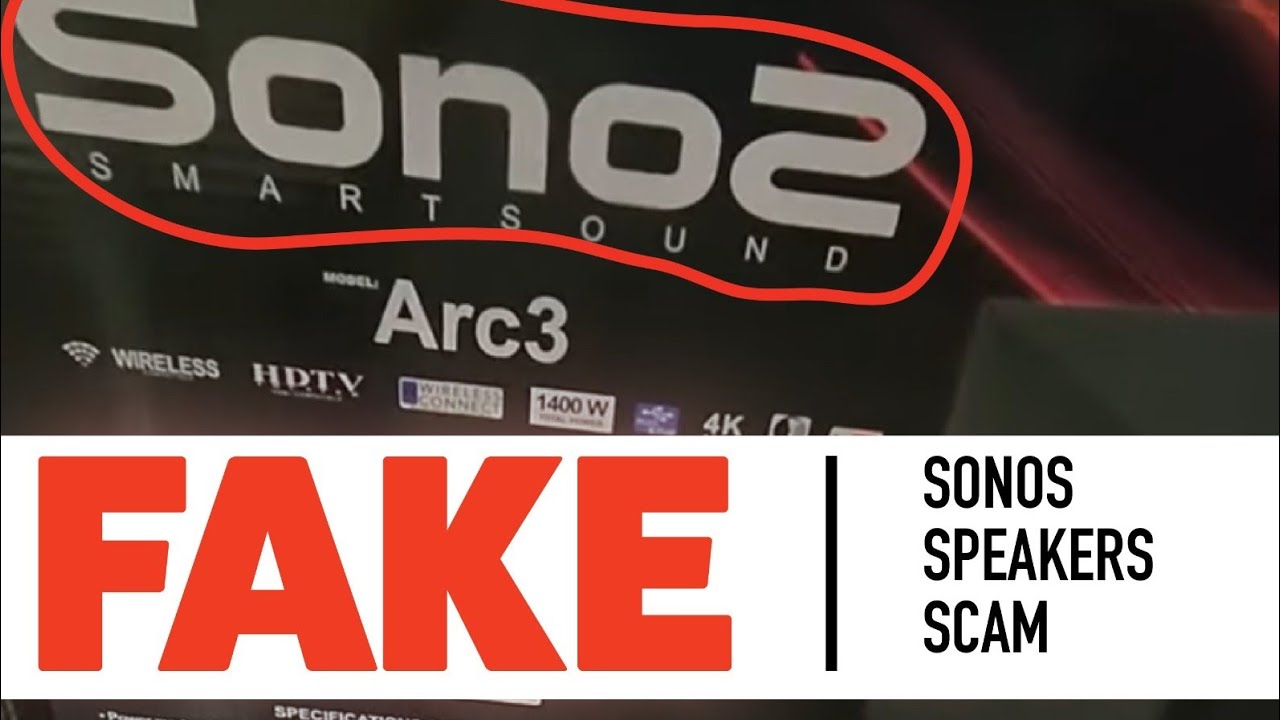 Sonos fake sono2 fake speakers