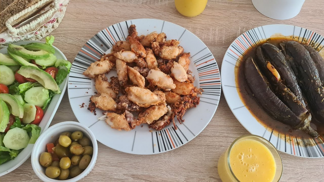 وجبة صيفية صحية بادنجال مشرمل فالكوكوط 😋😋