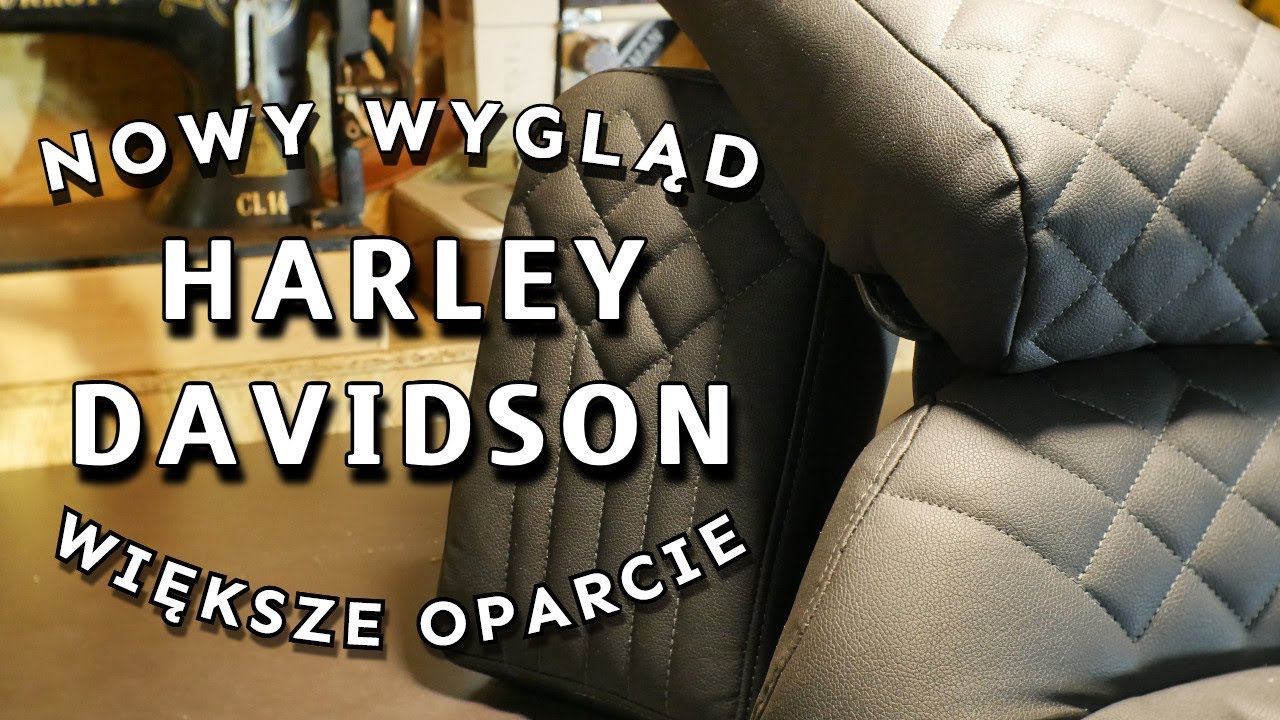 Harley Davidson zupełnie nowy wygląd i większe oparcie, completely new look, plus a larger backrest