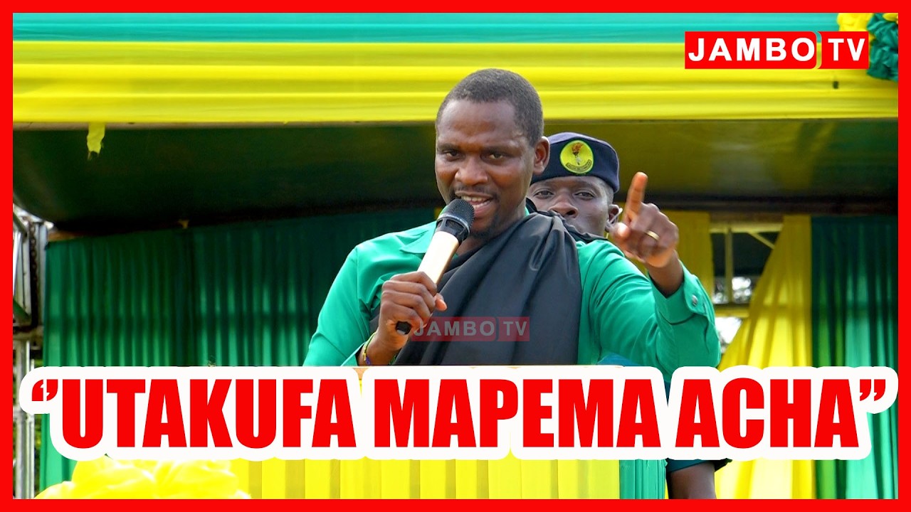 MAPYA YAIBUKA KENANI ATUMA SALAMU NZITO KWA UPINZANI AWAPELEKEA MOTO ''UTAKUFA MAPEMA''