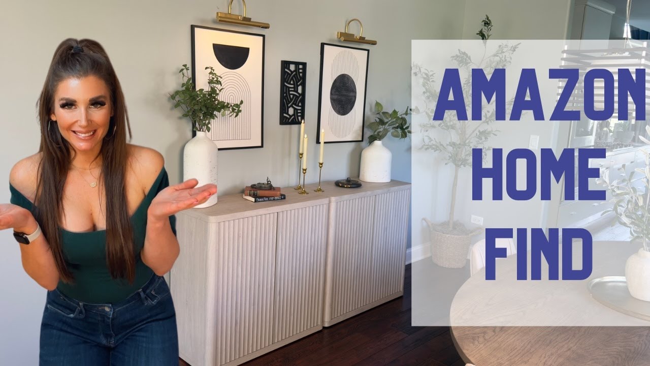 Amazon Find: Modern Buffet Cabinet That Holds Everything! | SICOTAS Sideboard Storage Review