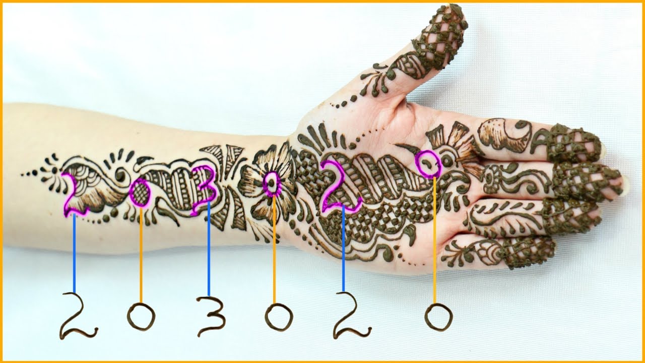 Number TRICK Mahendi Designs - Mind Blowing HACKS for Latest ARABIC Henna | #Anaysa #DIYQueen