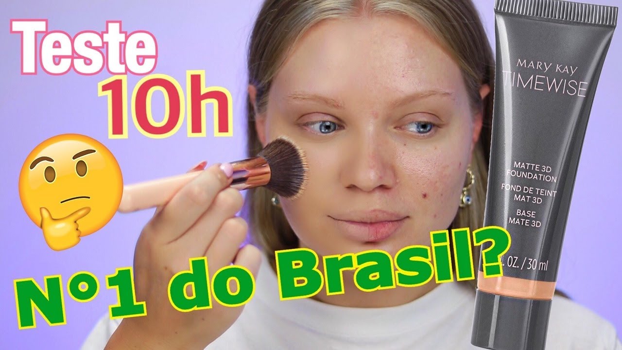 Finalmente Testei a Base Matte 3D Timewise da Mary Kay | Daria Dasha