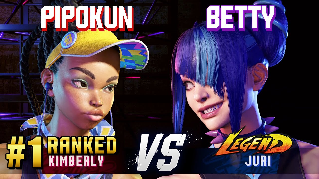 SF6 ▰ PIPOKUN (#1 Ranked Kimberly) vs BETTY (Juri) ▰ High Level Gameplay