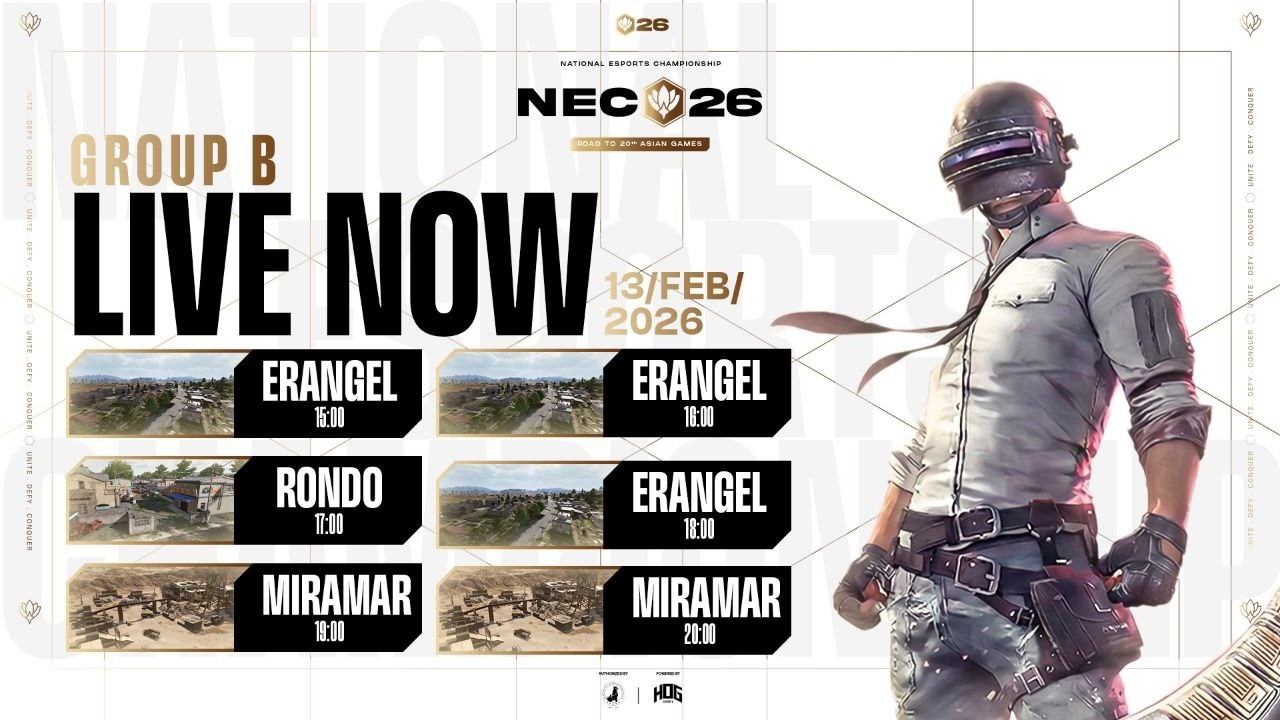 🔴NEC26 PUBGM Group Stage Day 1